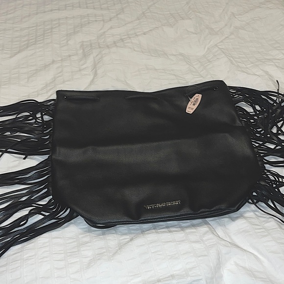 Victoria’s Secret Black Fringed backpack - Picture 1 of 5